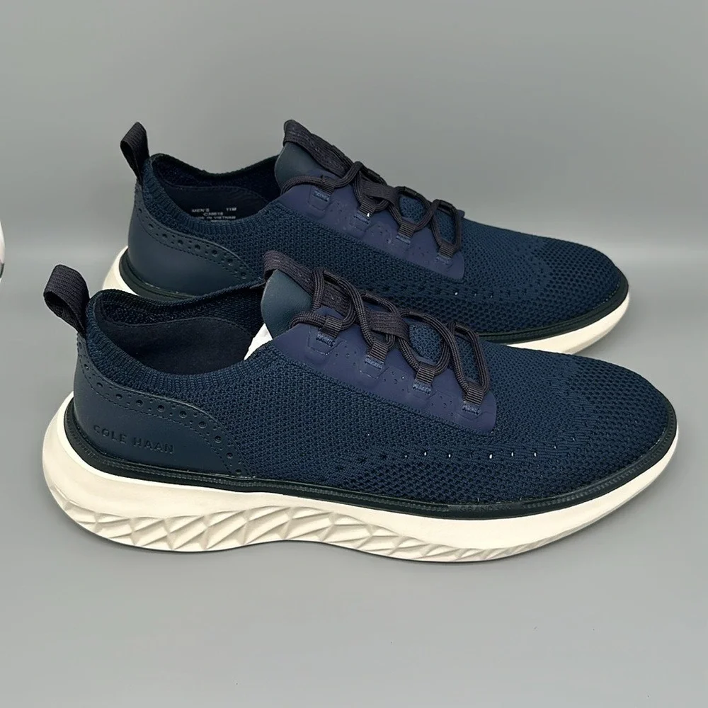 Cole Haan ZG WFA Stitchlite Marine Blue Shoes C36616 Men's Sz 11 NEW‎